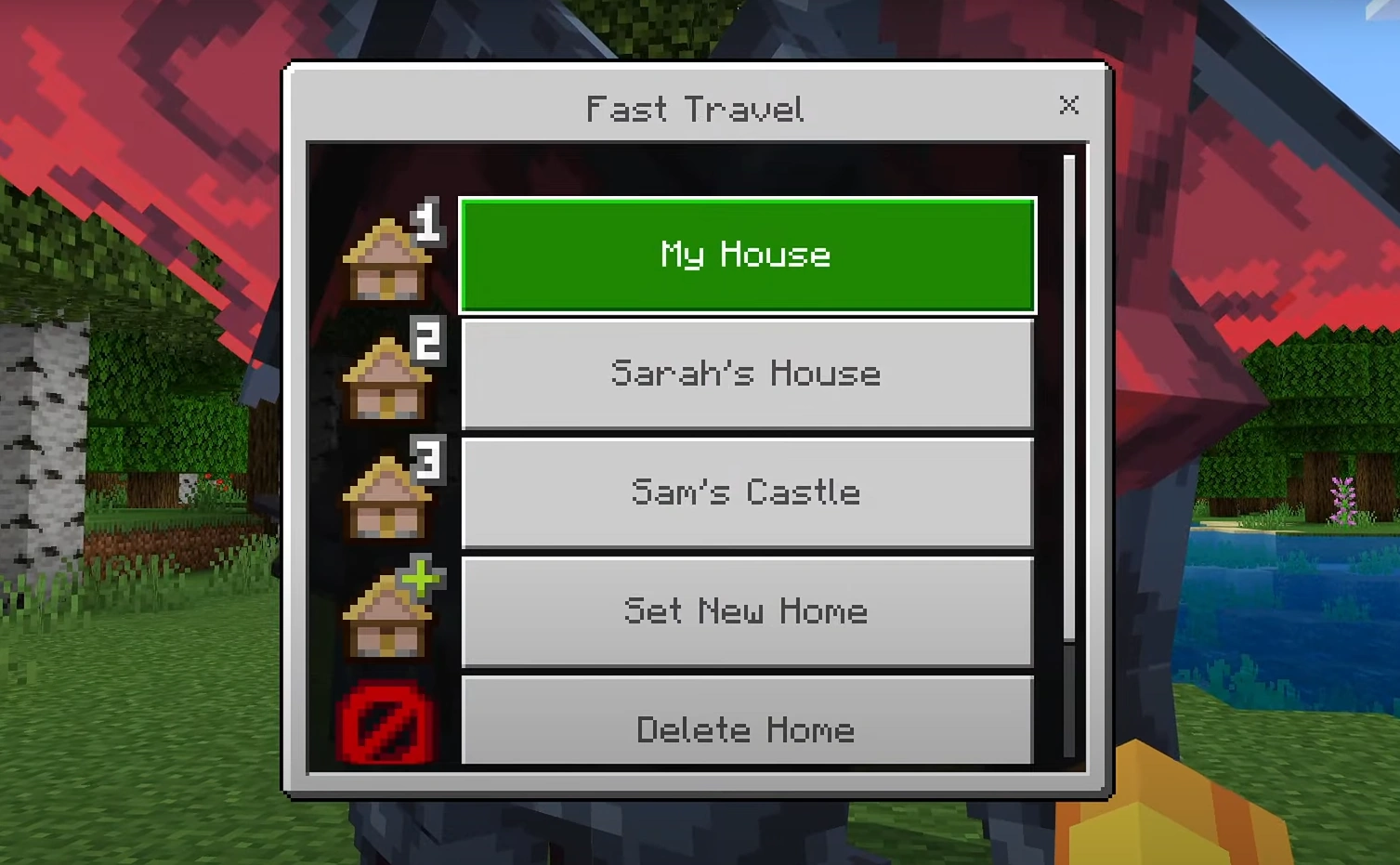 Dragon fast travel